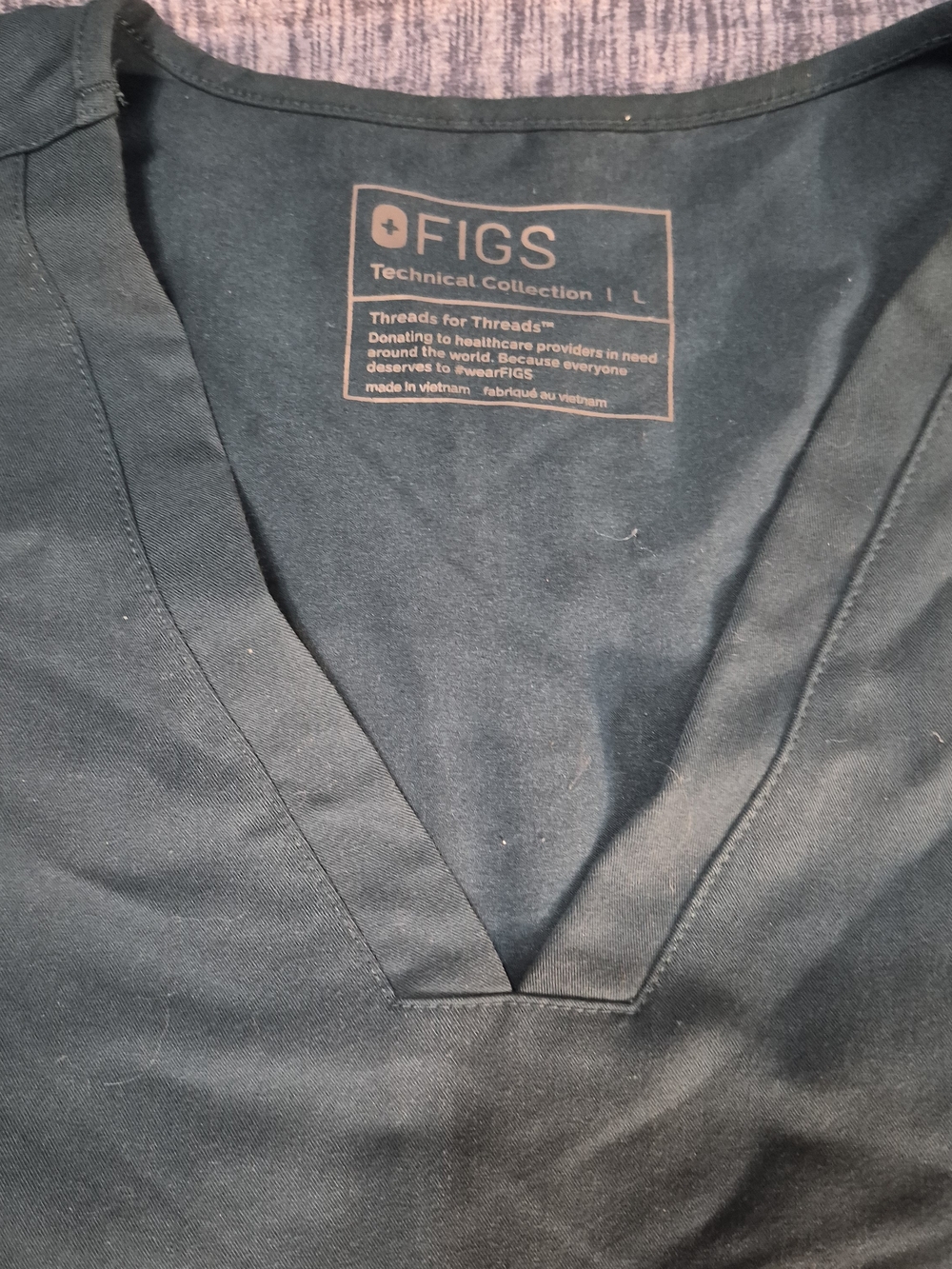 Figs V-Neck Scrub Top And Pants in Teal Green